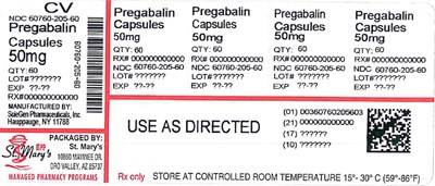 Pregabalin 60760-205-60.jpg PREGABA - Pregabalin 60760 205 60